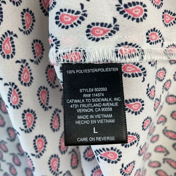 Pleione Short Sleeve Top Size L EUC - Picture 9 of 9